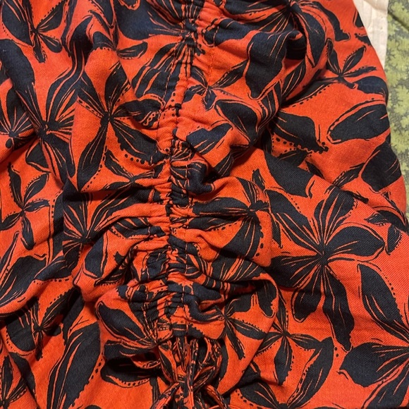 Ava & Viv Cap Sleeve Ruched Shoulder Dress - Picture 3 of 7